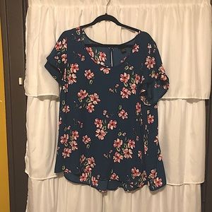 Torrid Floral Blouse